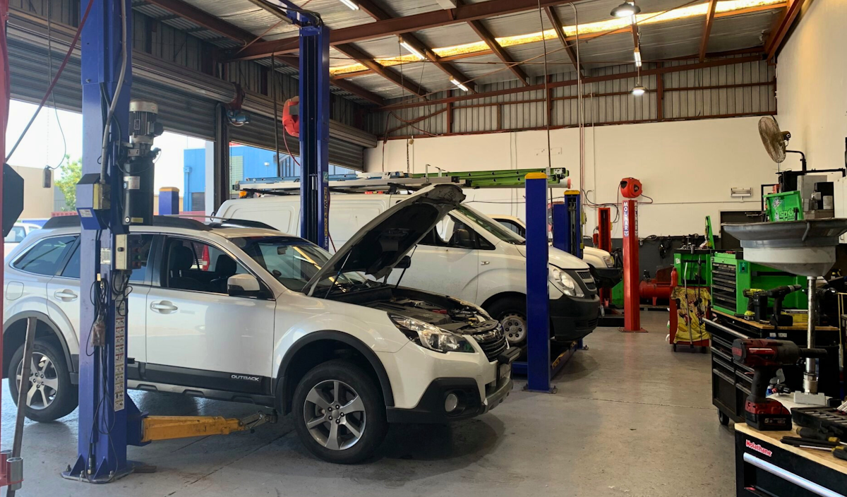 Northern Car Care workshop interior able to handle all Log Book Servicing